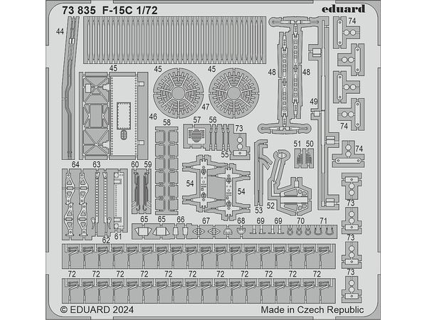 1/72 F-15C エッチングパーツ (ファインモールド用)