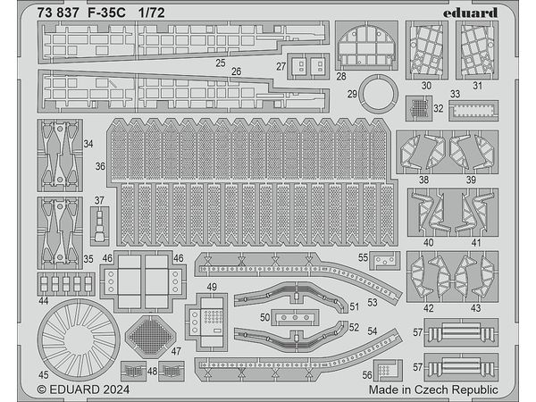 1/72 F-35C エッチングパーツ (イタレリ用)