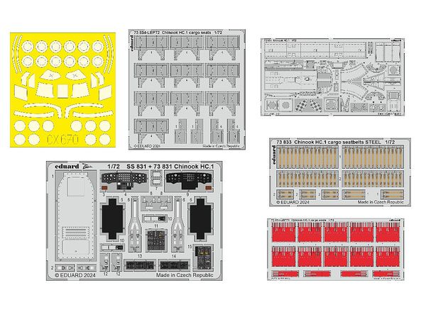 1/72 チヌーク HC.1 ビッグEDパーツセット (エアフィックス用)