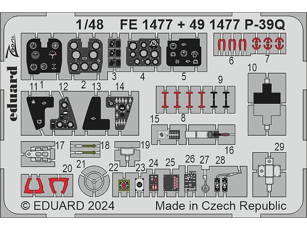 P-39Q ズームエッチングパーツ (アルマホビー用)