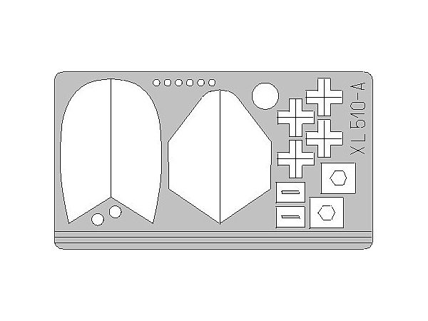 1/32 MiG-21MF アンテナ塗装マスクシール