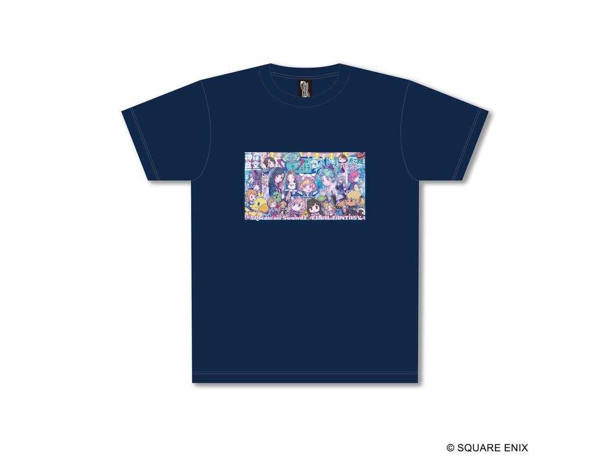 #SQkawaii Sounds -FINAL FANTASY- Tシャツ ネイビー