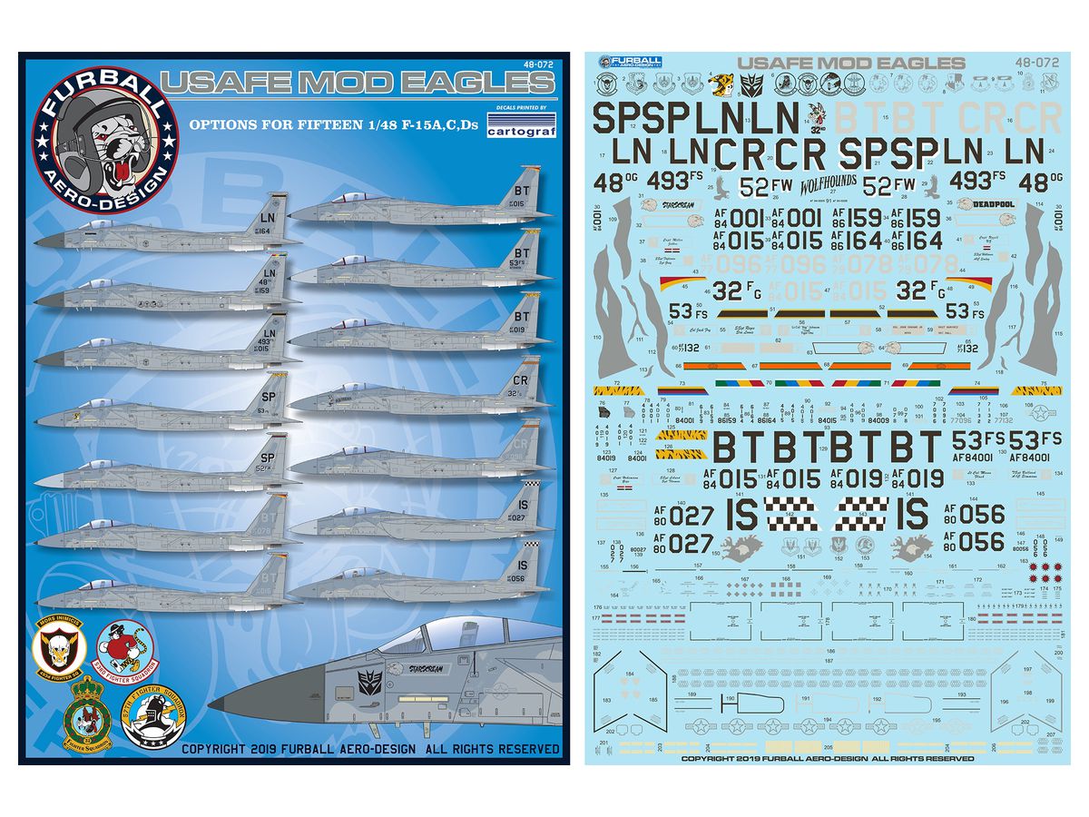 1/48 アメリカ空軍 F-15A/C/D Modイーグルス