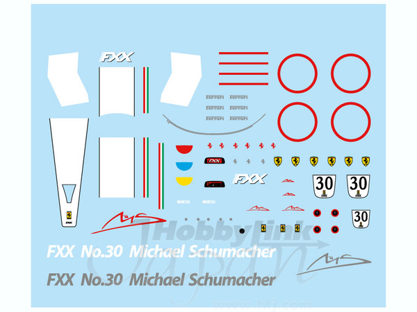 1/64 フェラーリ FXX デカール