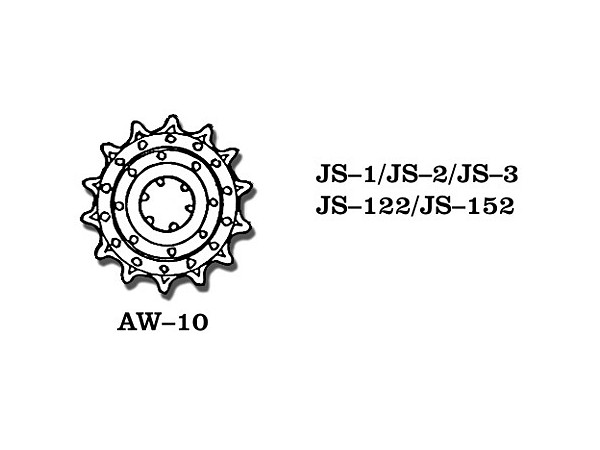 1/35 JS戦車 起動輪
