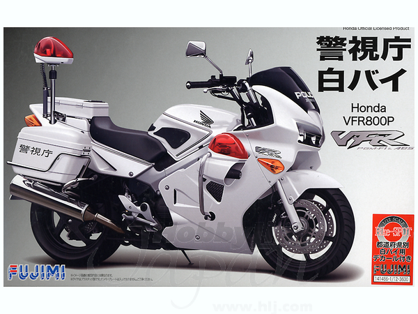 1/12 ホンダ VFR800P 白バイ w/白バイデカール付