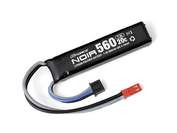 Noir Lipo 7.4V 560mAh 20C ハンドガン/SMG