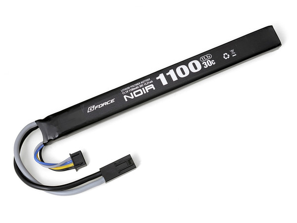 Noir Lipo 11.1V 1100mAh 30C カスタム AK対応ロング