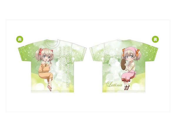 うちの娘。 いってらっちゃい/おきゃーりなちゃい ラティナ フルグラフィックTシャツ M