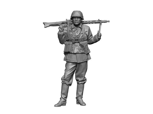 1/35 WWII ドイツ MG42機関銃手