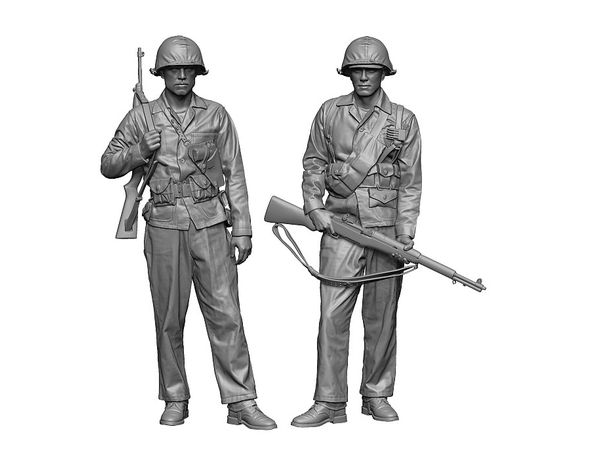 1/35 WWII アメリカ海兵隊員セット (2体入)