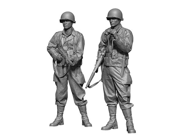 1/35 WWII アメリカ レンジャー部隊員セット (2体入)