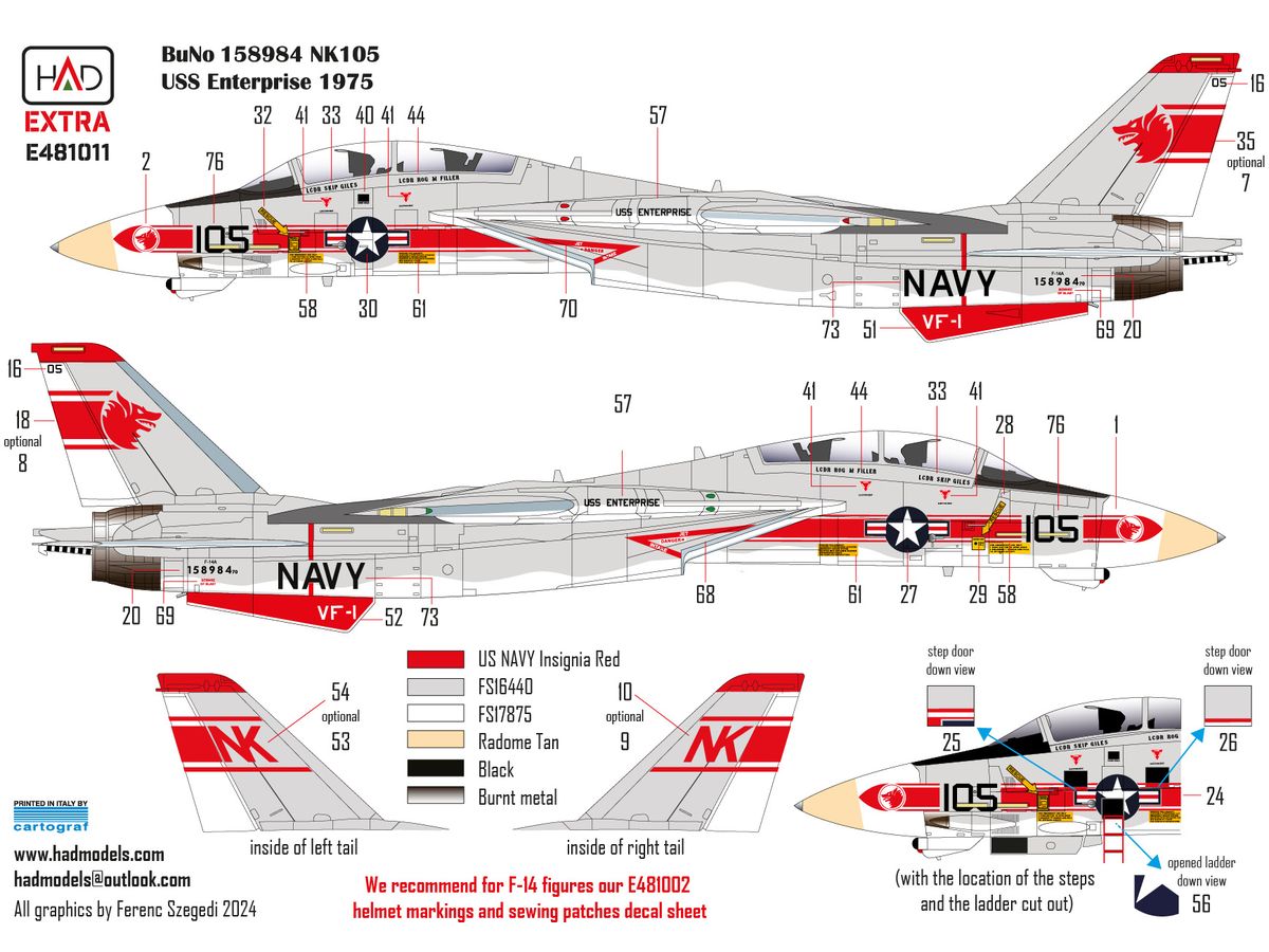 1/48 F-14A VF-1  ウルフパック エクステンデッドエディション