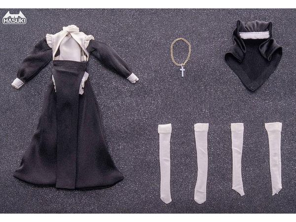 1/12 CS017 ドール用着せ替え服 シスター服(タイプA)