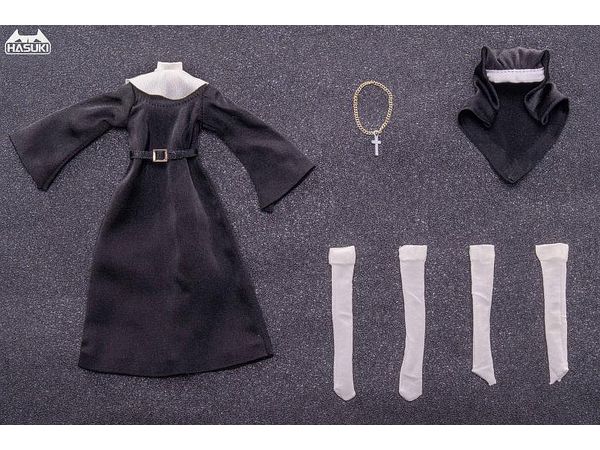 1/12 CS018 ドール用着せ替え服 シスター服(タイプB)