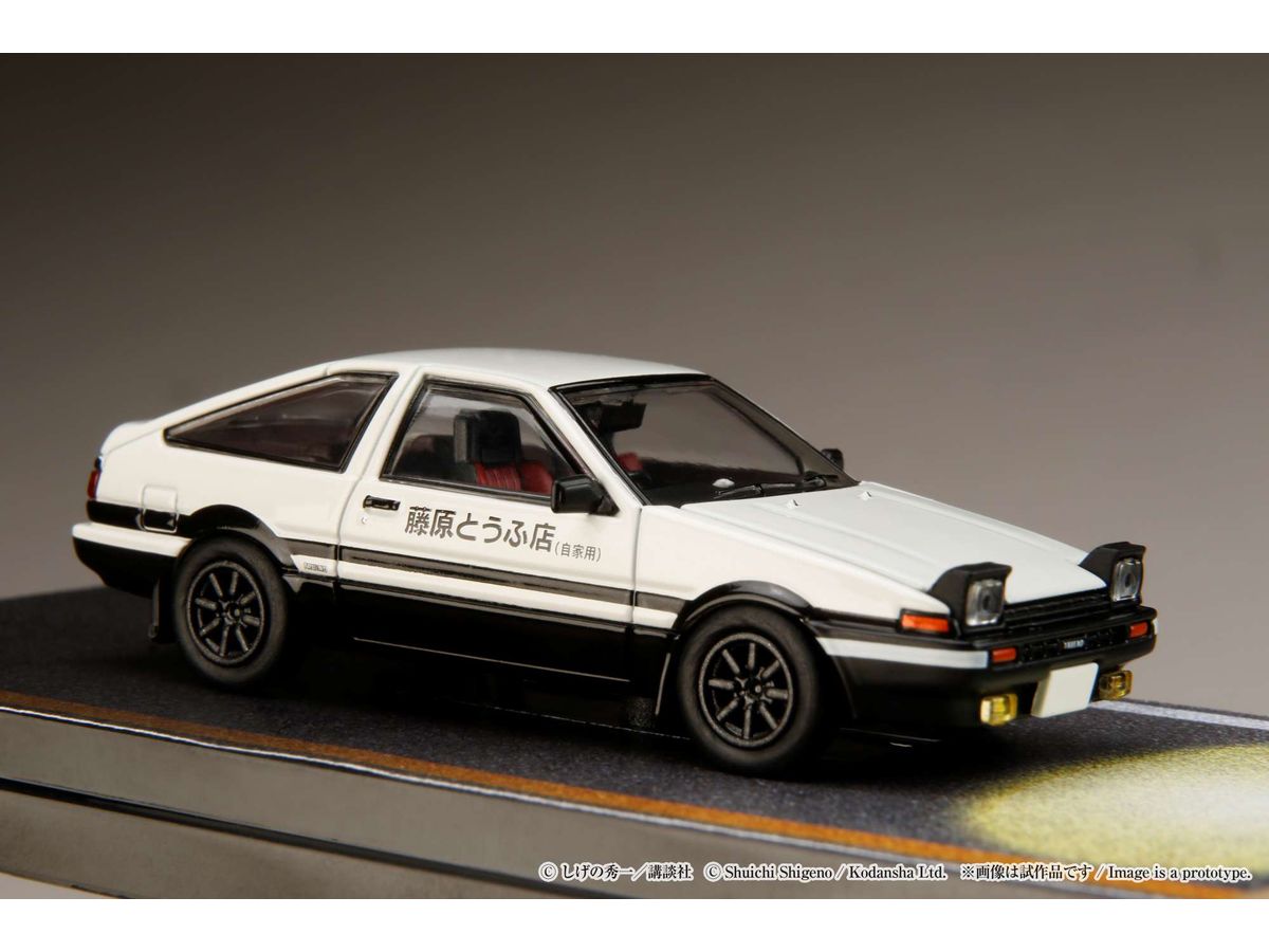 1/64 Toyota SPRINTER TRUENO (AE86) / 頭文字D エンジン搭載モデル with 高橋 啓介