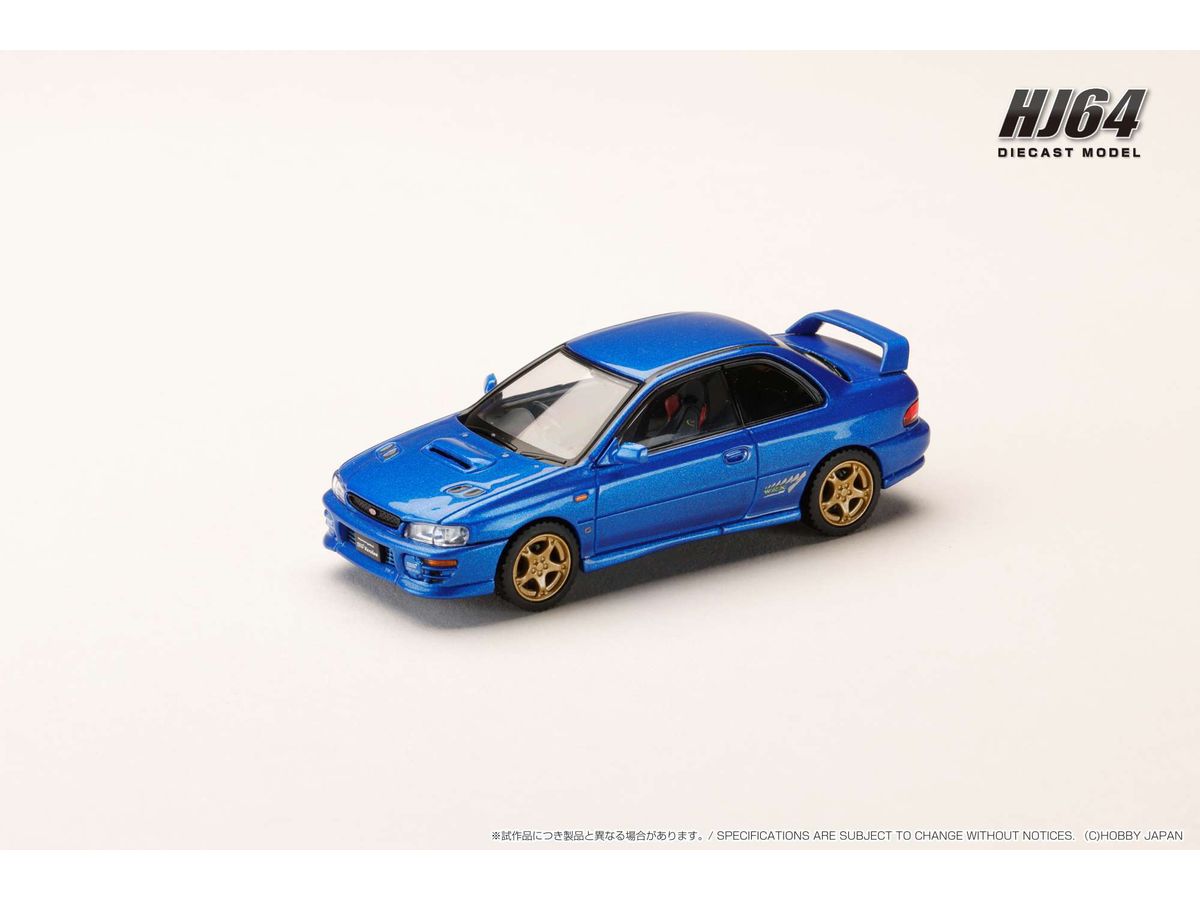 1/64 スバル インプレッサ PURE SPORTS COUPE WRX type R STi Version (GC8) ソニックブルーマイカ