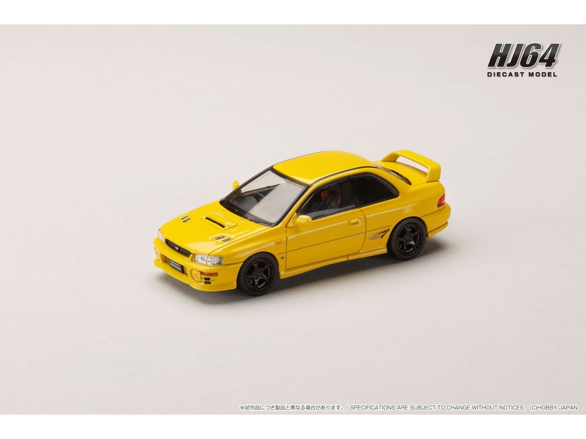 1/64 スバル インプレッサ PURE SPORTS COUPE WRX type R STi Version (GC8) チェイスイエロー