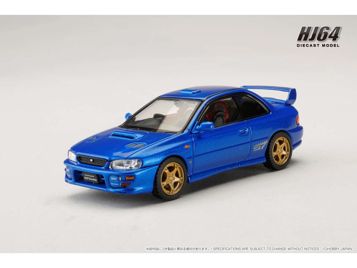 1/64 スバル インプレッサ PURE SPORTS COUPE WRX type R STi Version V Limited (GC8) ソニックブルーマイカ