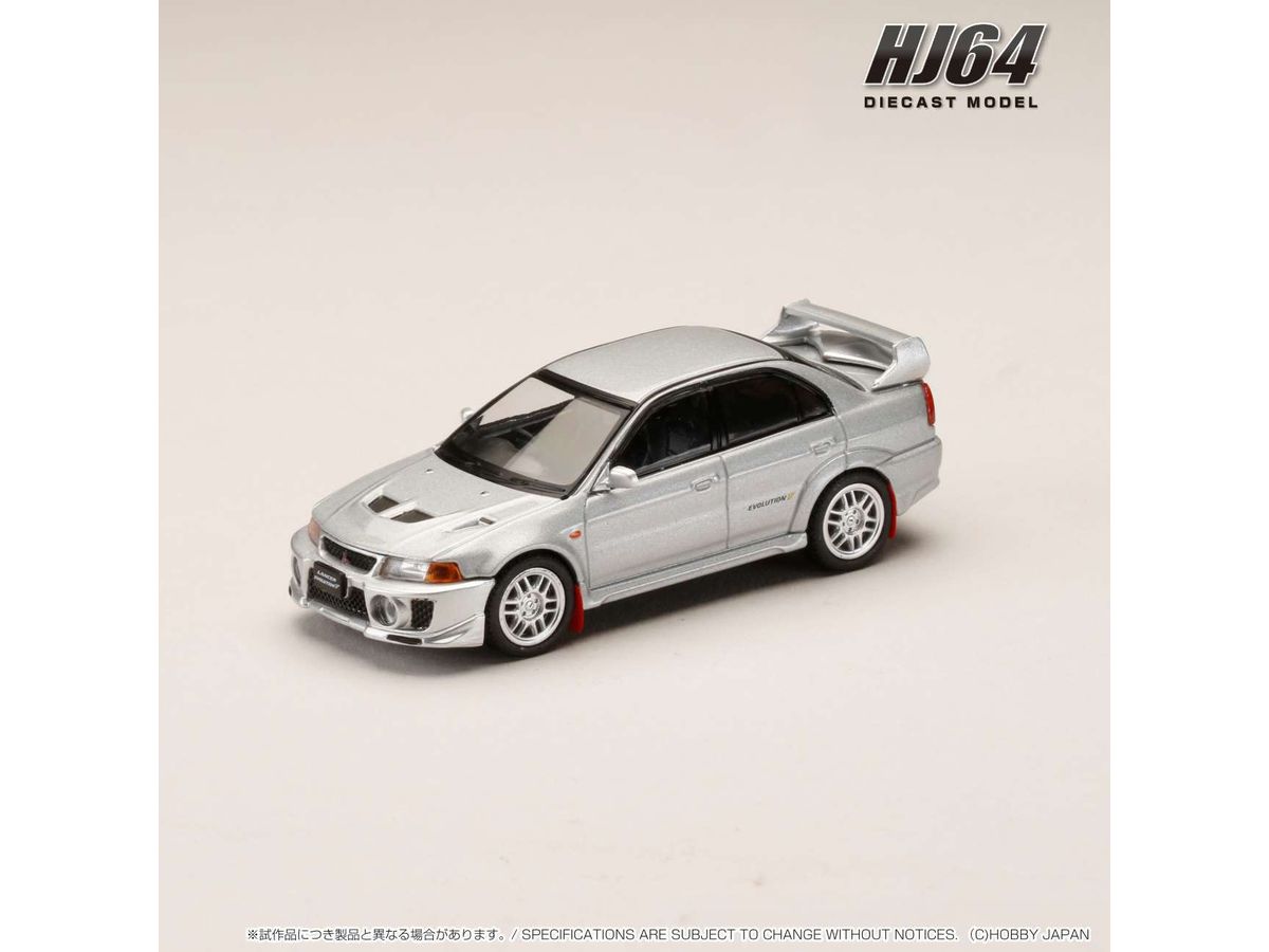 1/64 三菱ランサー GSR エボリューション 5 (CP9A) 1998 マッドフラップ付き サテライトシルバー