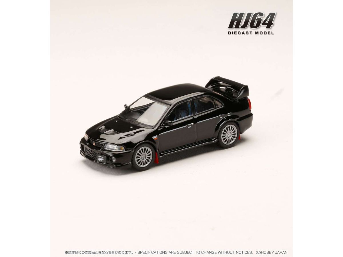 1/64 三菱 ランサー GSR エボリューション 6 (CP9A) 1999 マッドフラップ付き ピレネーブラック