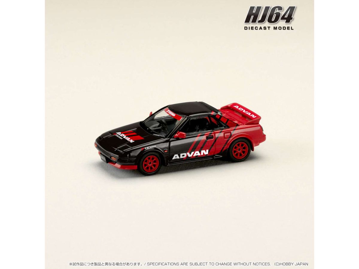 1/64 トヨタ MR2 1600G-LIMITED SUPER CHARGER YOKOHAMA ADVAN COLOR