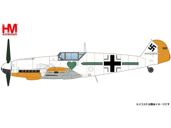 1/48 メッサーシュミット Bf-109F-4 ドイツ空軍 オットー・キャス機 1941