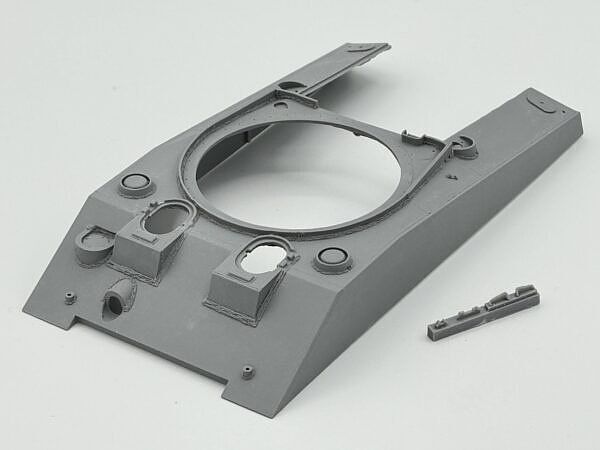 1/35 WWII アメリカ M4A2シャーマン用 フィッシャー製溶接上部車体 (初期 / 後期) コンバージョンセット