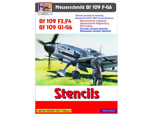 1/48 Bf 109F-2/4/G-1からG-6 ステンシル