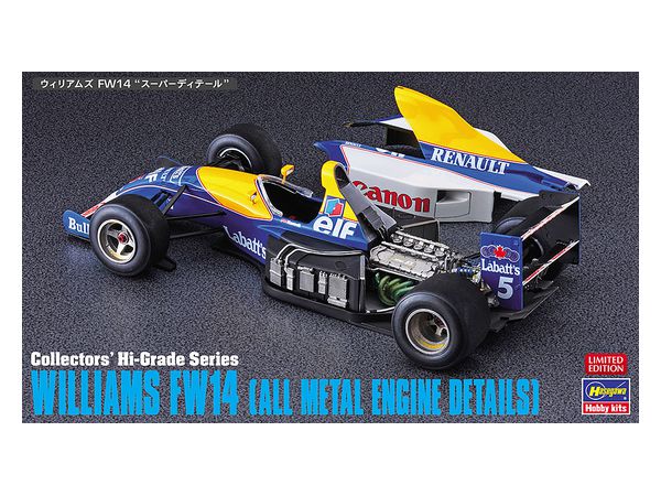 ハセガワ 1 24 ウィリアムズルノーFW14（スーパーディティールタイプ