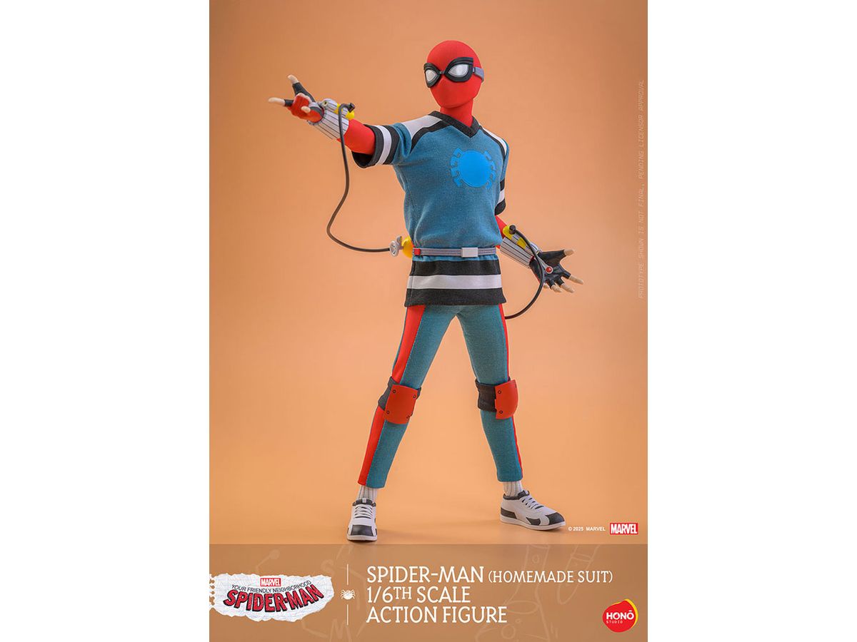 1/6 [炎スタジオ] スパイダーマン:フレンドリー・ネイバーフッド スケールフィギュア スパイダーマン(ホームメイド・スーツ)