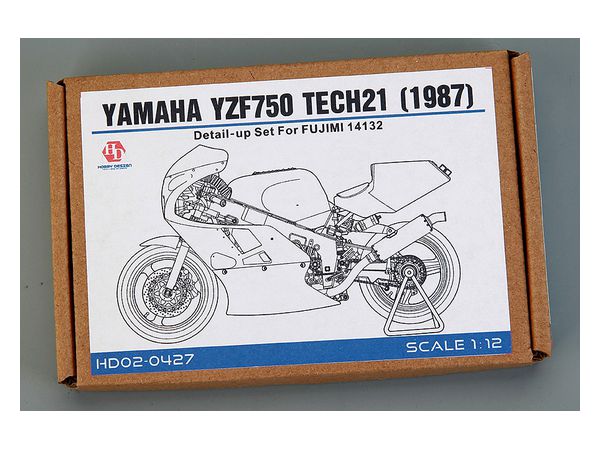 1/12 ヤマハ YZF750TECH21 (1987) F用ディテールアップセット (14132)