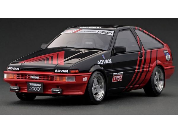 1/18 Toyota Sprinter Trueno 3Dr GT Apex (AE86) Black/Red | HLJ.co.jp