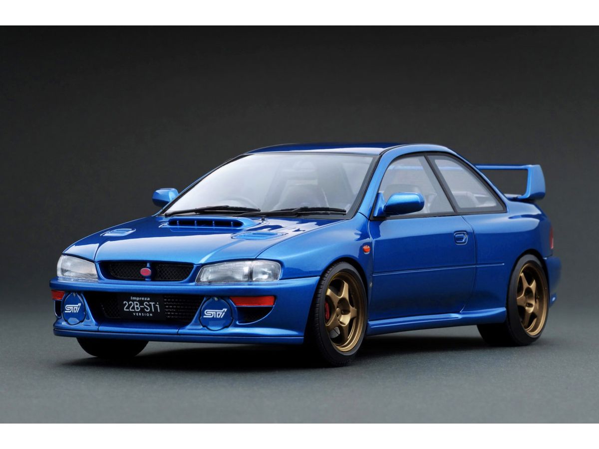 1/18 SUBARU Impreza 22B-STi Version (GC8改) Blue | HLJ.co.jp