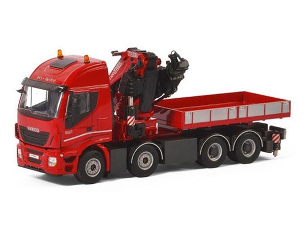 1/50 イベコ Stralis ハイウェイ 8x4 Fassi F1100RA クレーン&バラストボックス