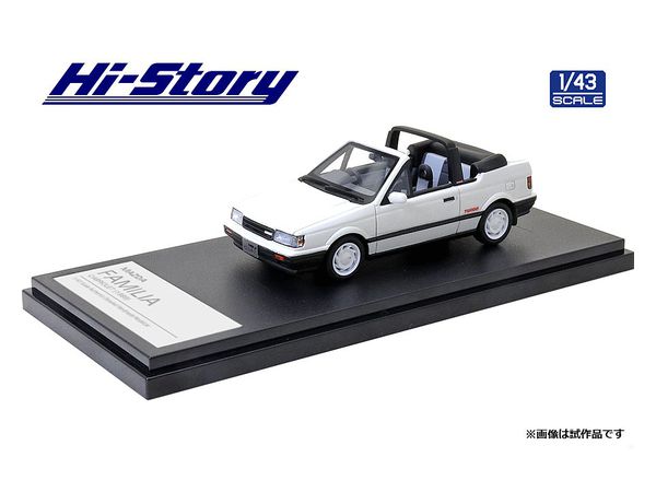 1/43 MAZDA FAMILIA CABRIOLET (1986) ドーバーホワイト