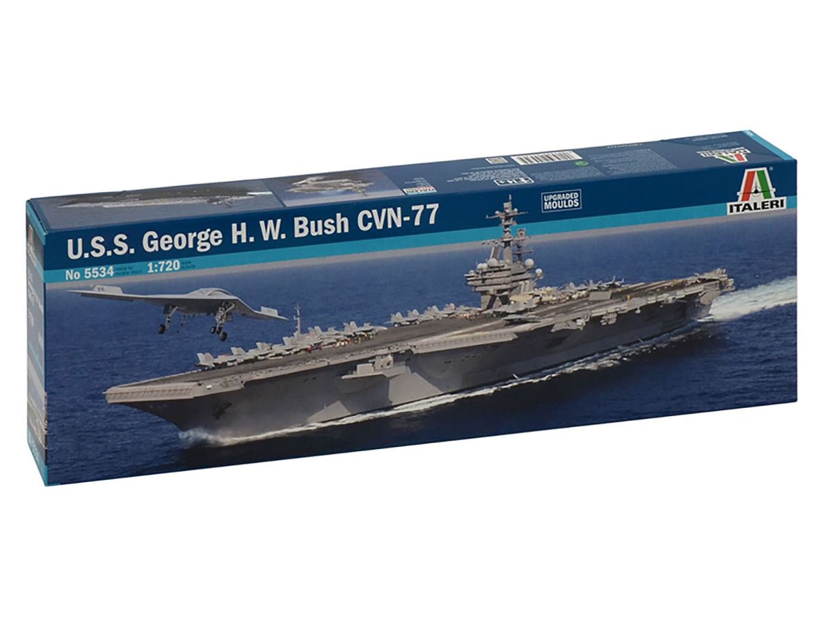 1/720 アメリカ海軍 原子力空母 ジョージ・H・W・ブッシュ CVN-77