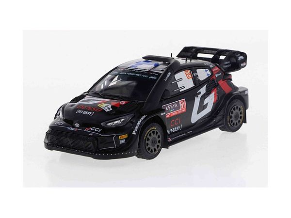 1/43 トヨタGRヤリス ラリー1 ハイブリッド 2024年 サファリラリーケニア 優勝 #69 カッレ・ロバンペラ / ヨンネ・ハルットゥネン