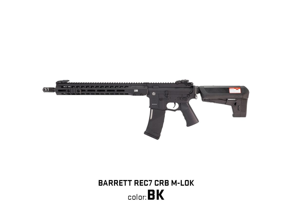 KRYTAC電動ガン BARRETT REC7 CRB M-LOK ブラック (18歳以上)