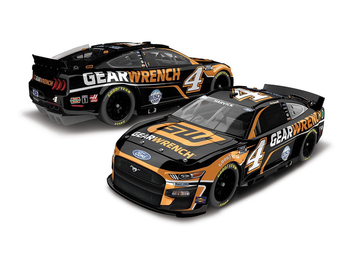 1/64 ケビン・ハービック #4 ギアレンチ フォード マスタング NASCAR 2022 ネクストジェネレーション