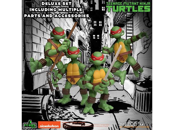 5ポイント プラス/ TMNT ティーンエイジ・ミュータント・ニンジャ・タートルズ: タートルズ アクションフィギュア セット