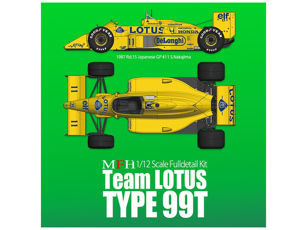 1/12 ロータス タイプ99T Ver.C 1987 第15戦 日本GP #11 #12