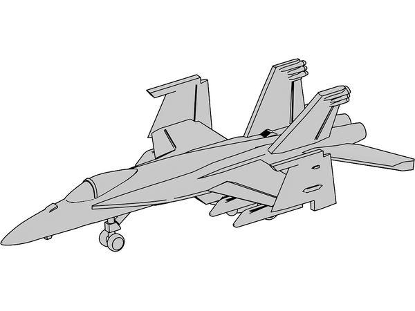 1/700 アメリカ海軍 F/A-18E スーパーホーネット