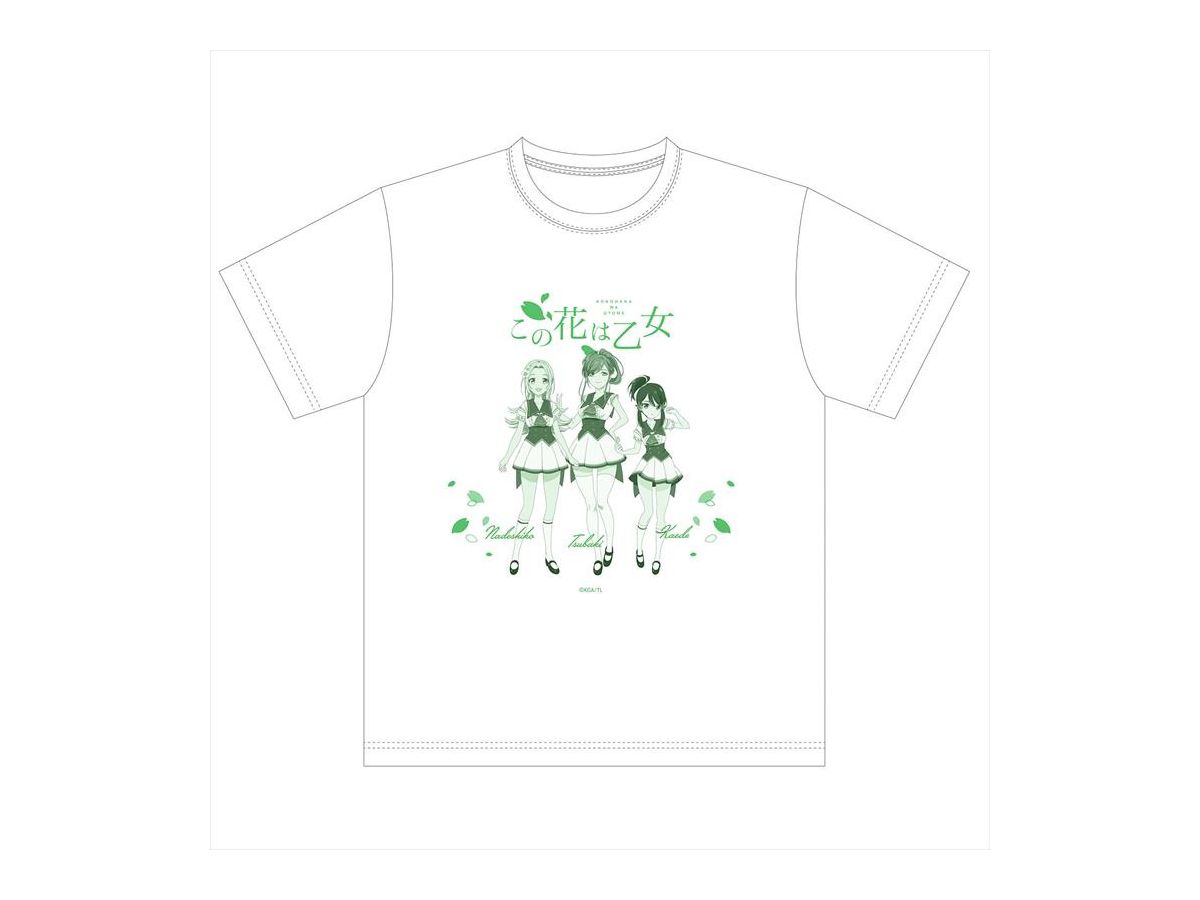 ラピスリライツ この花は乙女 Tシャツ 白 M