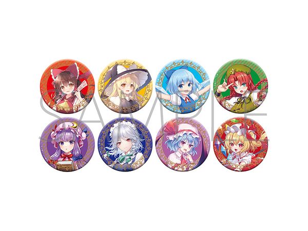 東方Project キャラバッジコレクション 1Box 8pcs