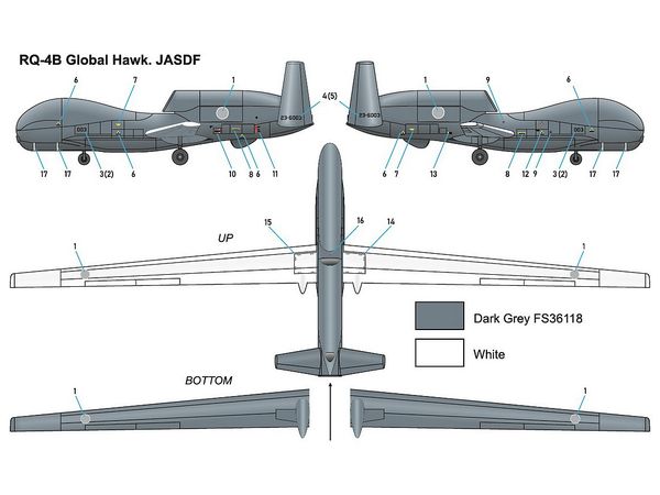 1/144 RQ-4B グローバルホーク 航空自衛隊