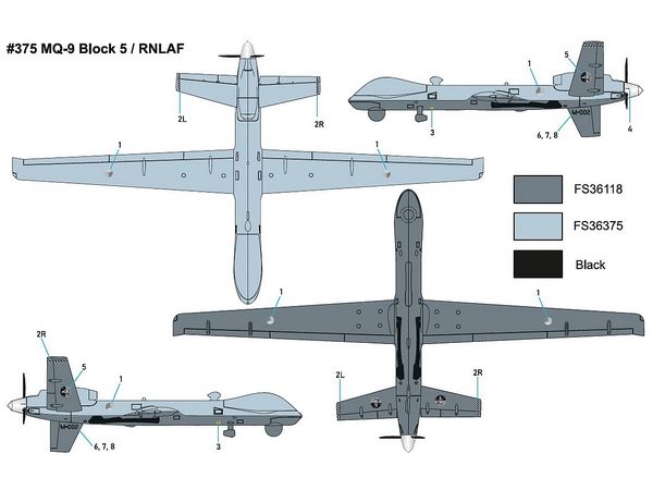 1/144 MQ-9 リーパー ブロック 5 オランダ空軍