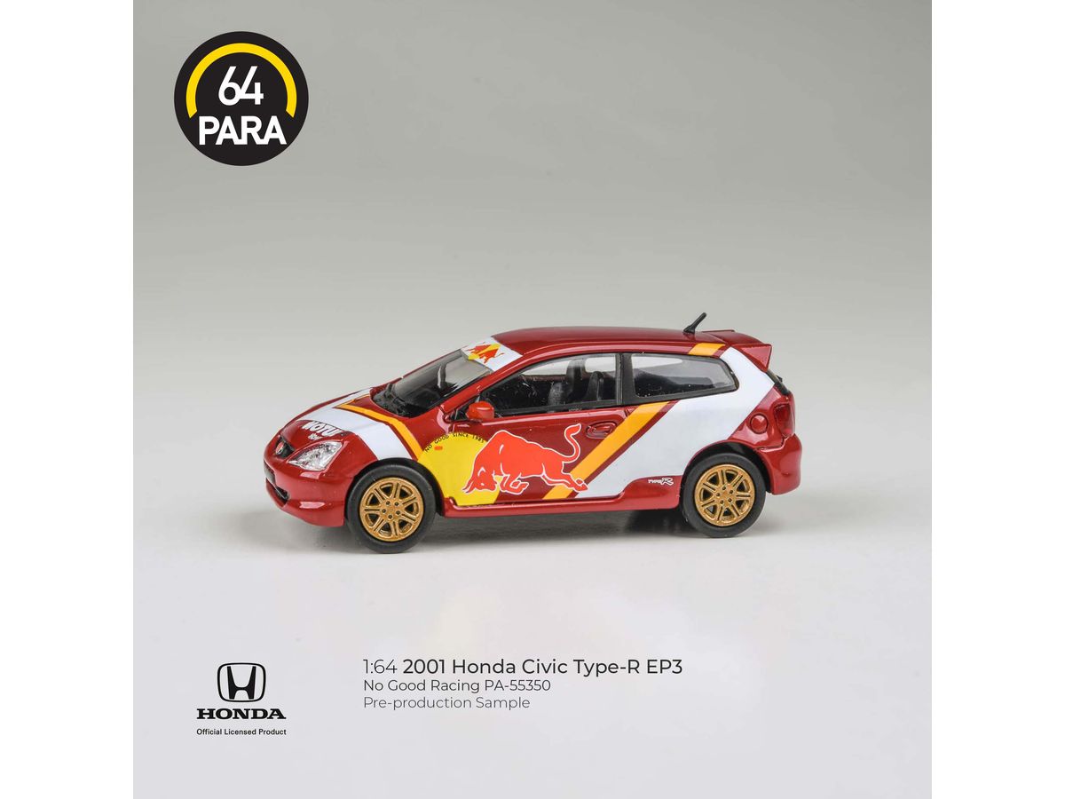 1/64 ホンダ シビック Type R EP3 2001 No Good Racing LHD