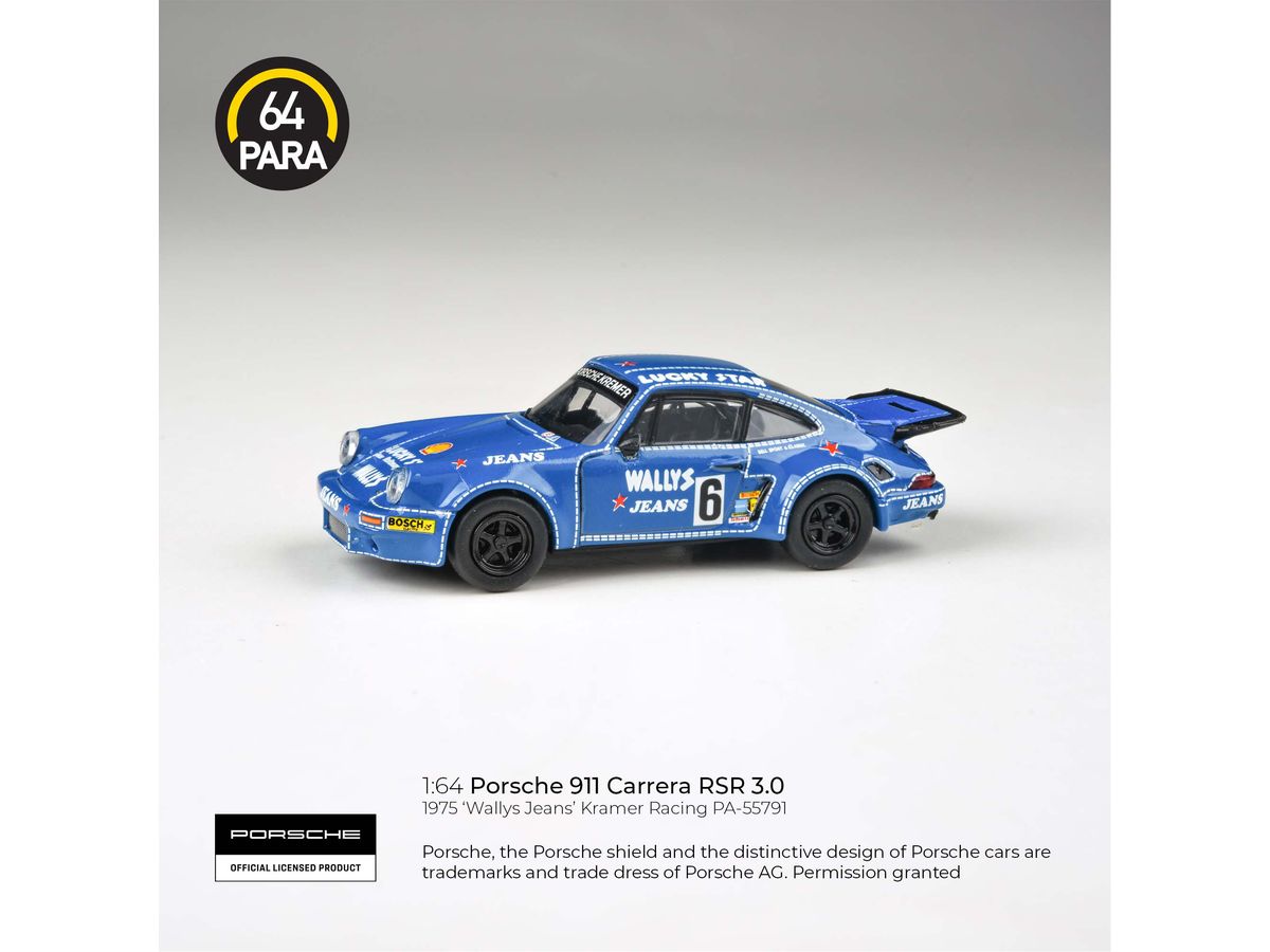 1/64 ポルシェ 911 3.0 RSR 1974 Wally's Jeans  LHD