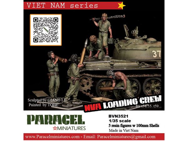 1/35 現用 北ベトナム軍(NVA)戦車兵 弾薬補給作業セット(5体入)